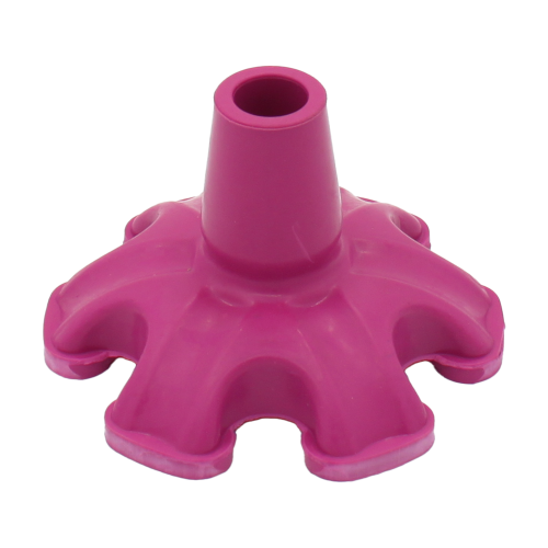 Super Big Foot Rubber Ferrules For Standard Walking Sticks - Pink